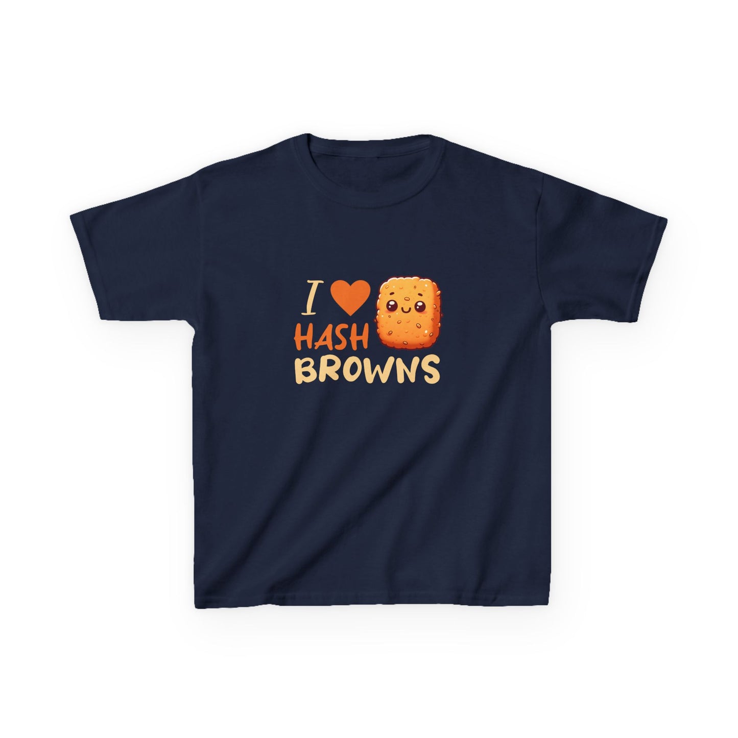 I Love Hash Browns Kids Fun Breakfast T-Shirt