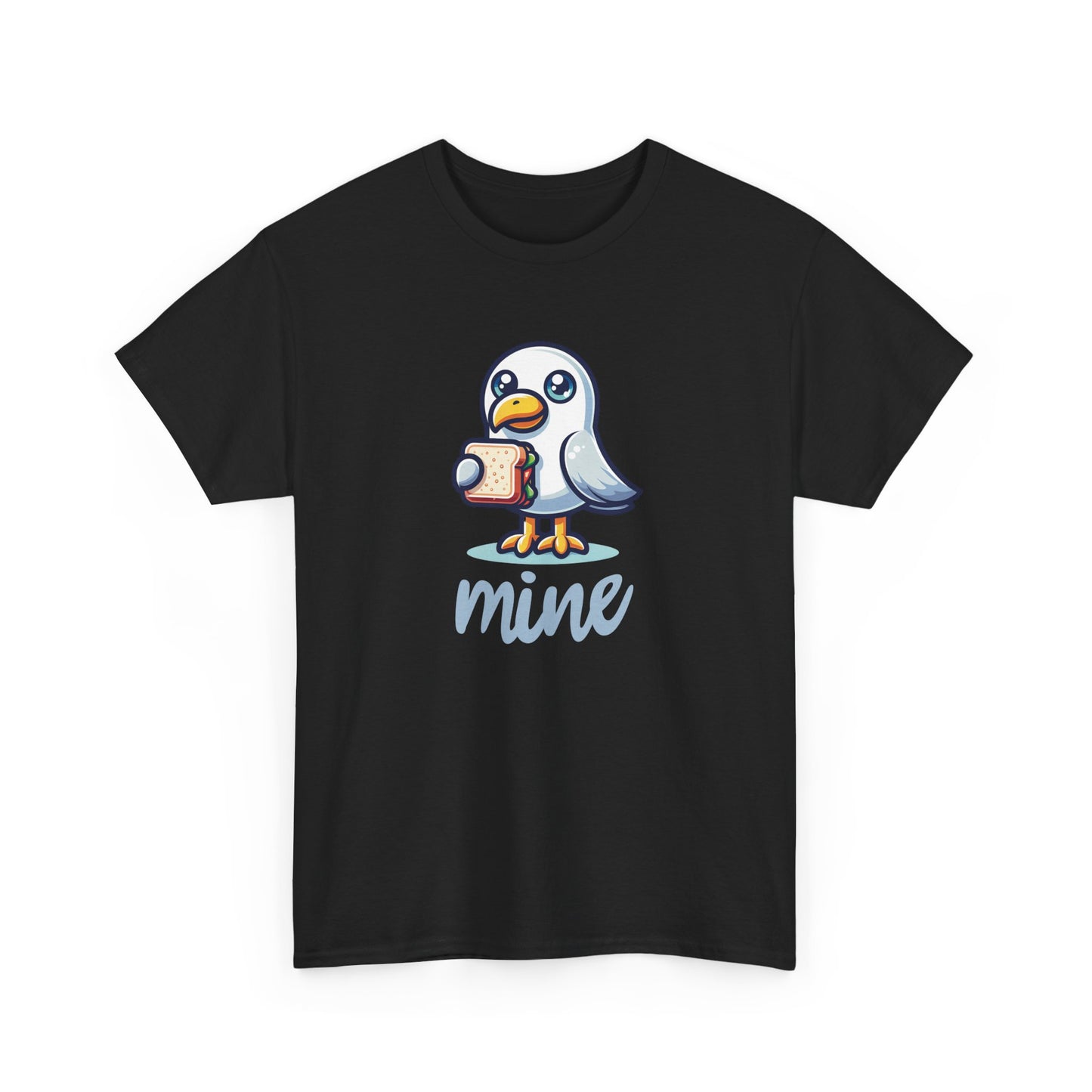Stealing Seagull Unisex T-Shirt Cute Cartoon Bird
