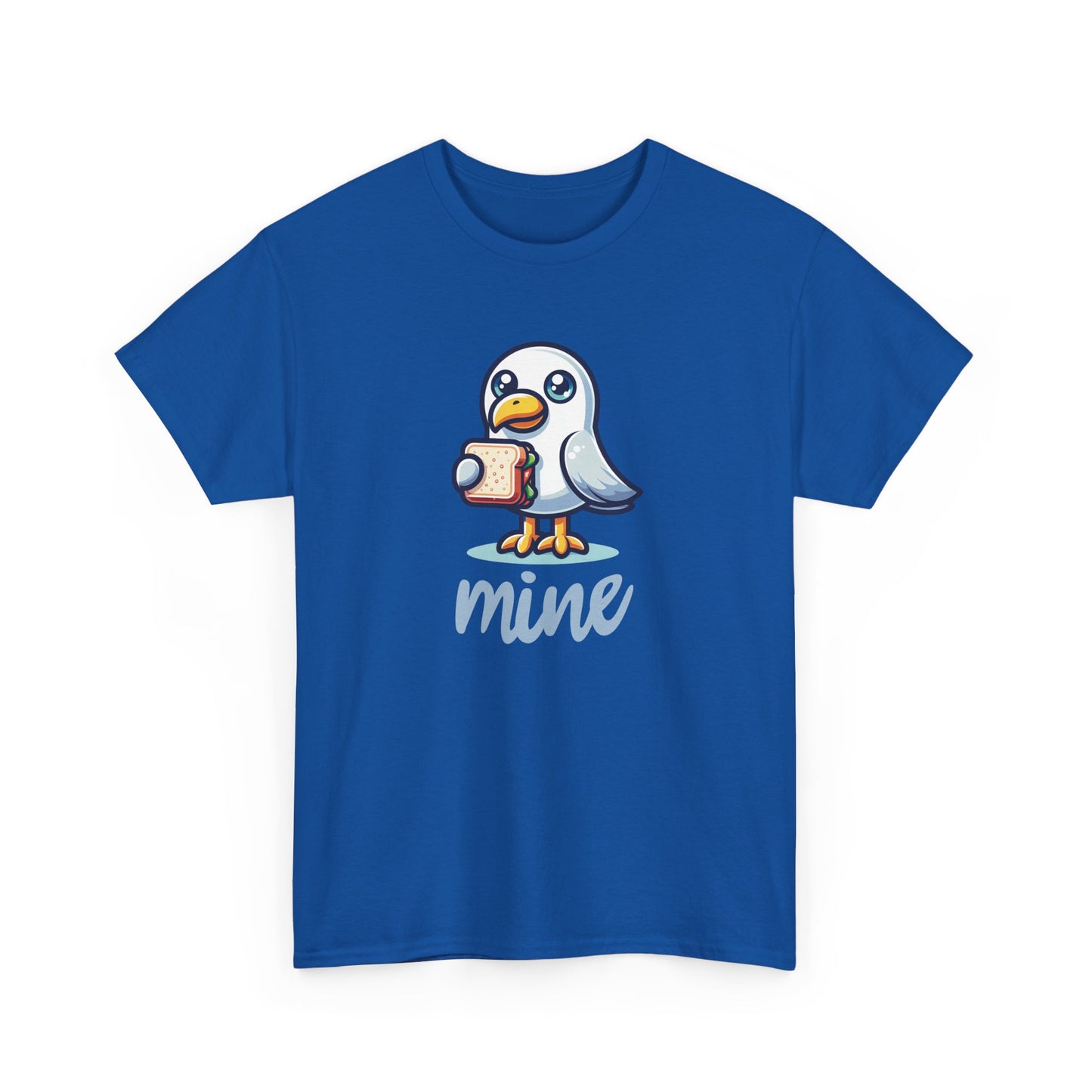 Stealing Seagull Unisex T-Shirt Cute Cartoon Bird