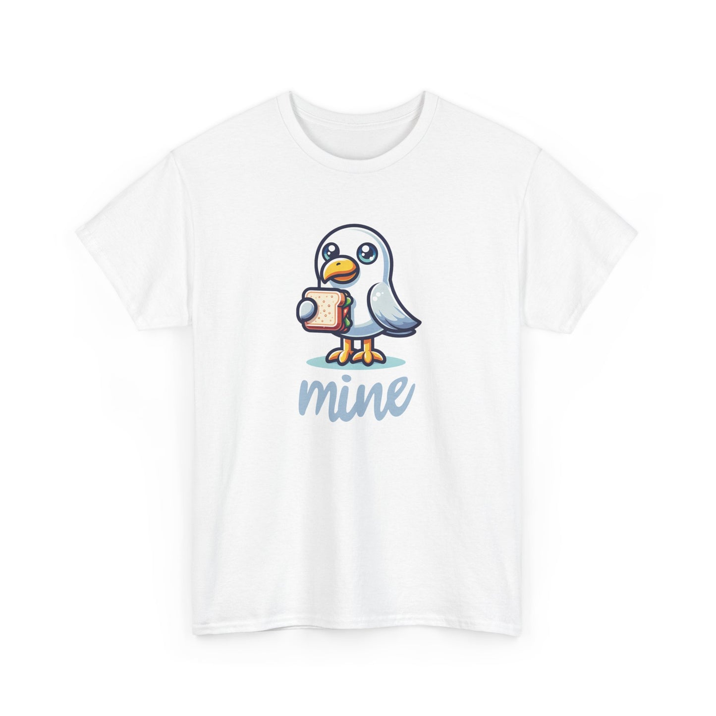 Stealing Seagull Unisex T-Shirt Cute Cartoon Bird