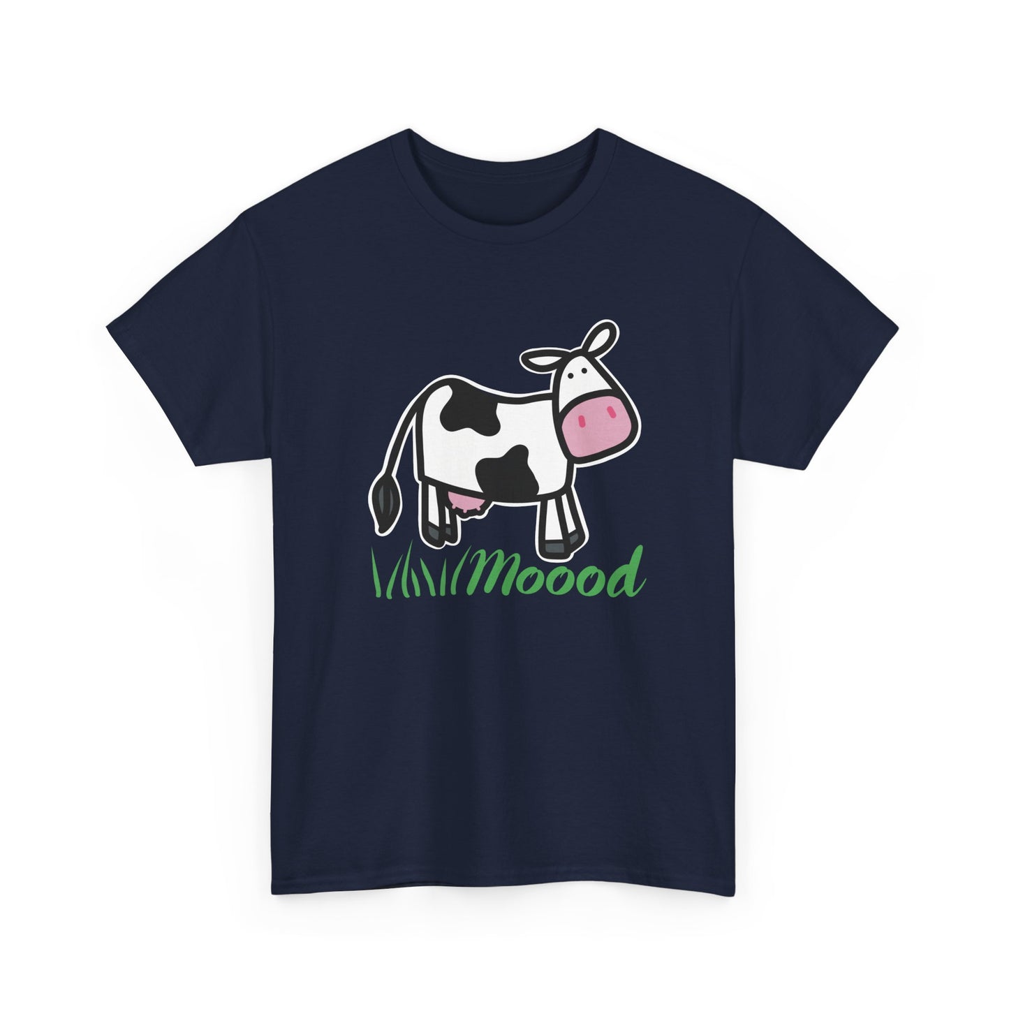 Cute Cow Mood T-Shirt, Cow Lovers Moody Emotion Tee