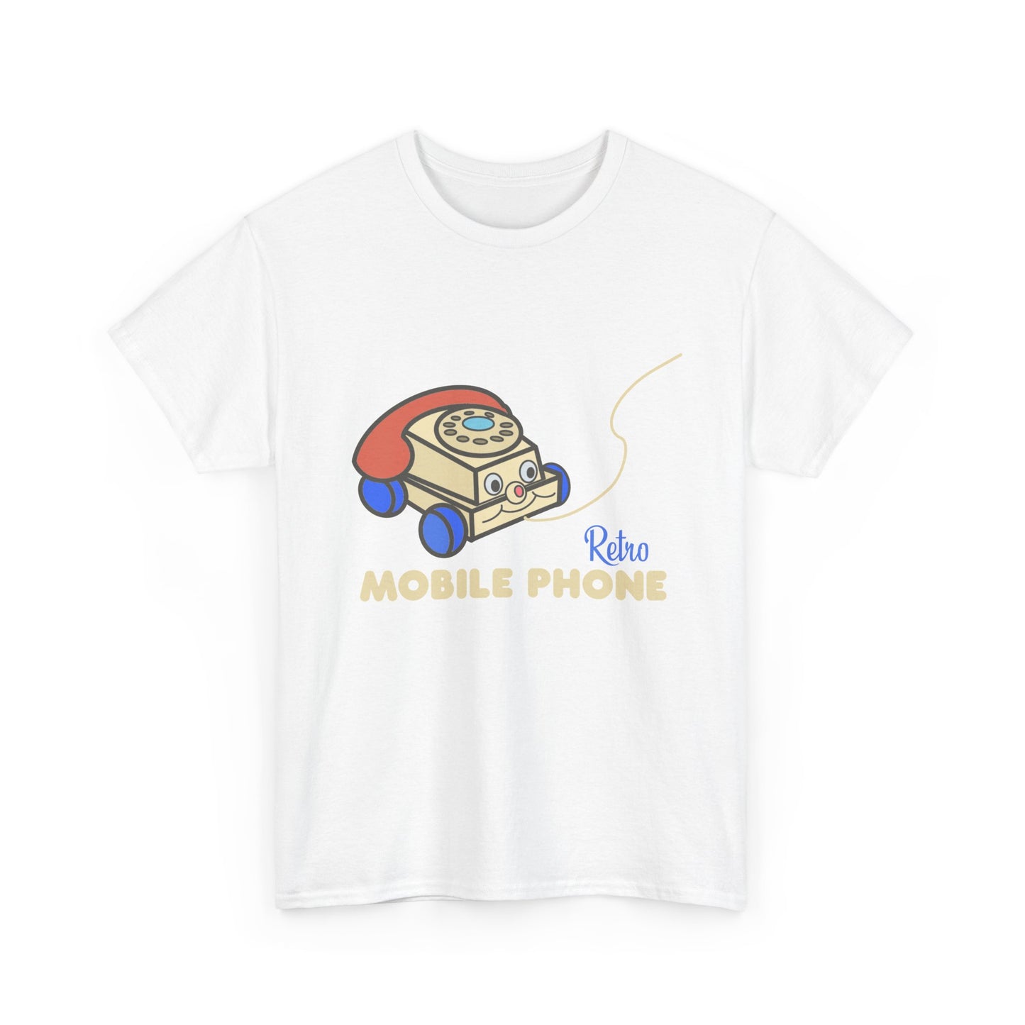 Retro Mobile Phone Unisex Tee - Nostalgic Vintage Style T-Shirt