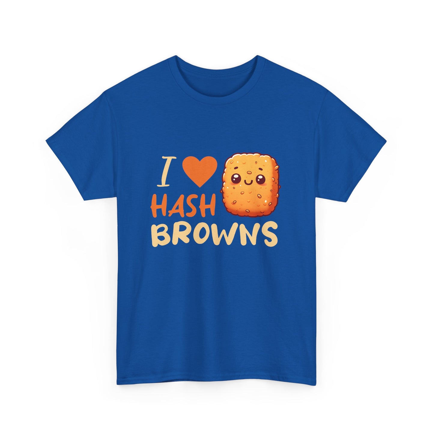 I Love Hash Browns Unisex Fun Breakfast T-Shirt