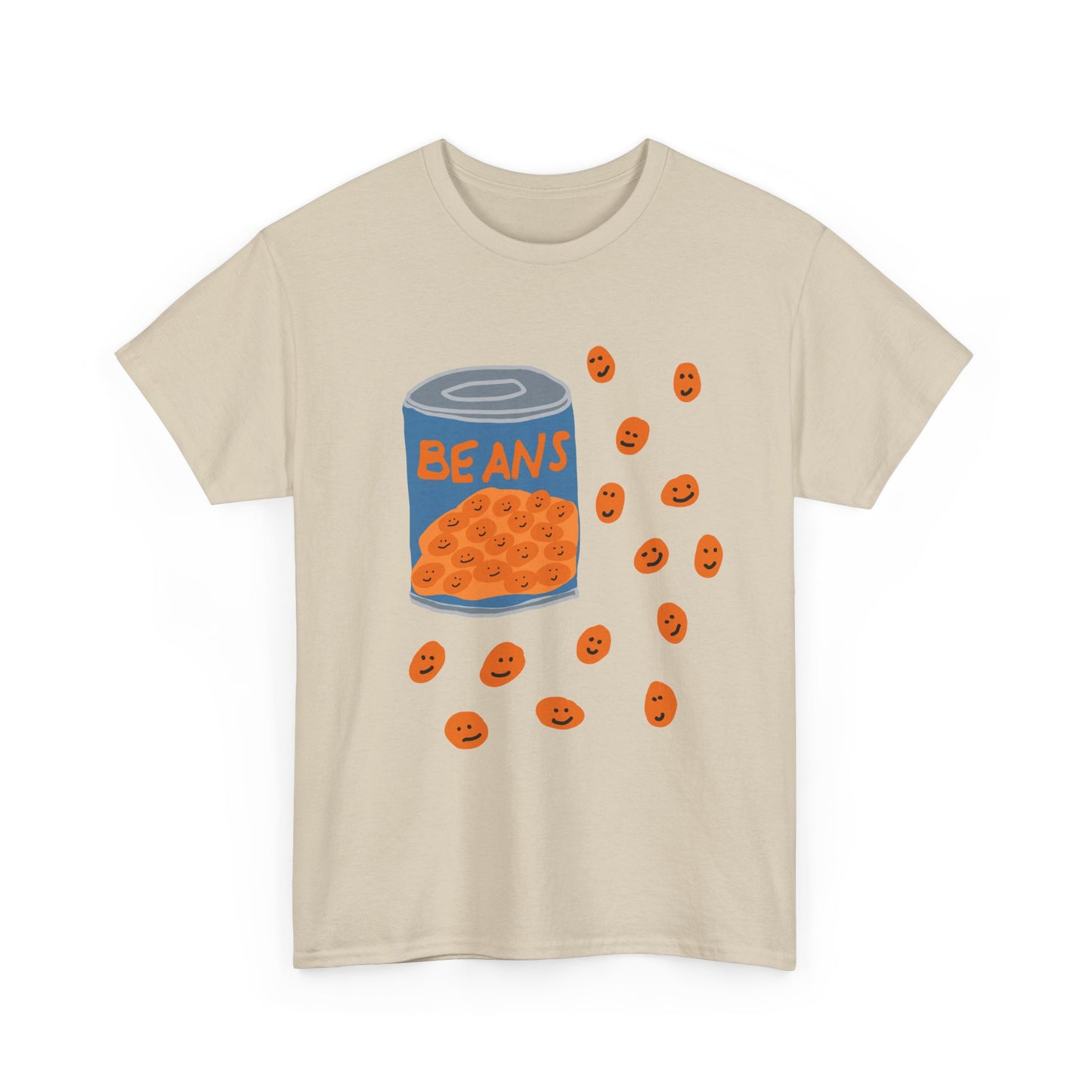 Happy Baked Beans Unisex T-Shirt, Quirky Food Lover Gift